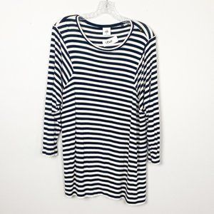 LAST CHANCE will donate to charity July 13! Cabi | striped 3/4 sleeve tunic tee